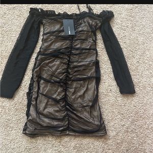 Brand New FASHIONOVA black mini dress